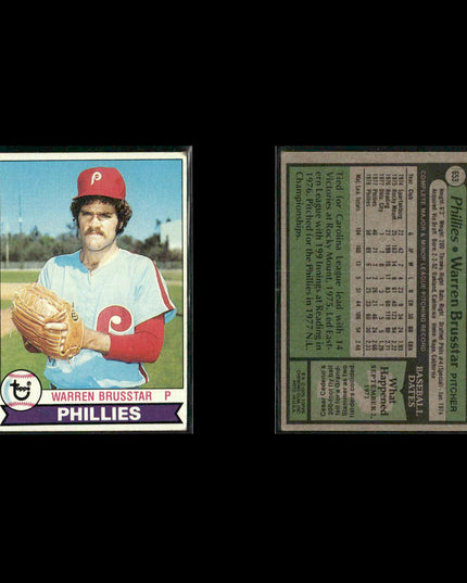 Philadelphia Phillies 1979 Topps Baseball 38-Card Lot Topps VG