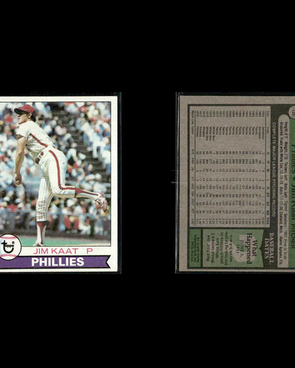 Philadelphia Phillies 1979 Topps Baseball 38-Card Lot Topps VG