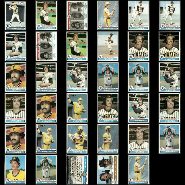 Pittsburgh Pirates 1979 Topps Baseball 35-Card Lot Topps VG