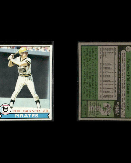 Pittsburgh Pirates 1979 Topps Baseball 35-Card Lot Topps VG
