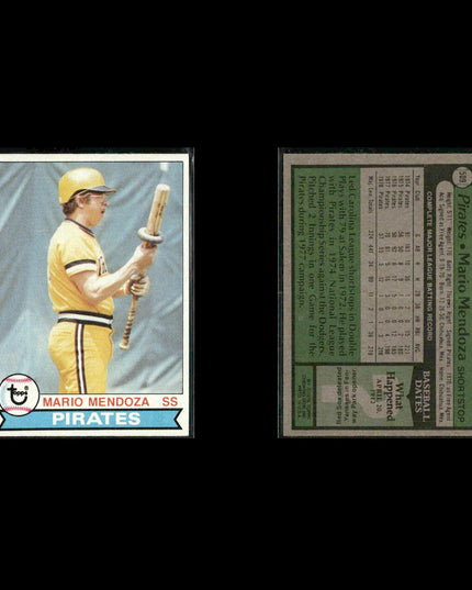 Pittsburgh Pirates 1979 Topps Baseball 35-Card Lot Topps VG