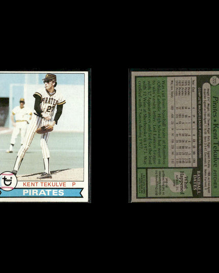 Pittsburgh Pirates 1979 Topps Baseball 35-Card Lot Topps VG