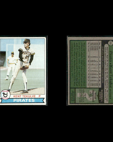 Pittsburgh Pirates 1979 Topps Baseball 35-Card Lot Topps VG