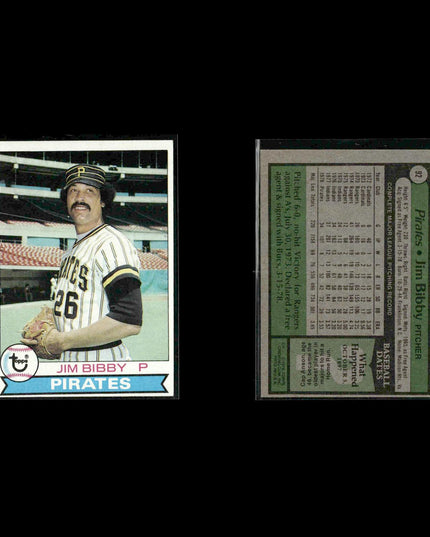 Pittsburgh Pirates 1979 Topps Baseball 35-Card Lot Topps VG