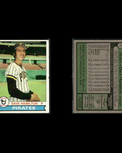 Pittsburgh Pirates 1979 Topps Baseball 35-Card Lot Topps VG