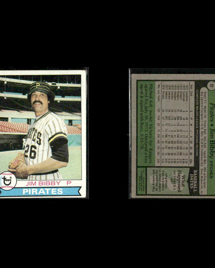 Pittsburgh Pirates 1979 Topps Baseball 35-Card Lot Topps VG