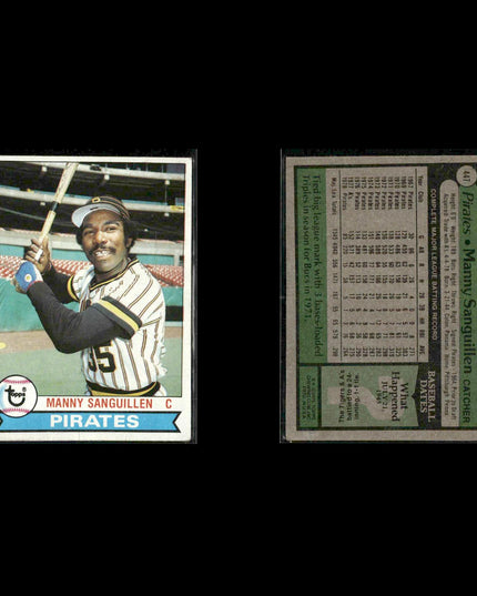 Pittsburgh Pirates 1979 Topps Baseball 35-Card Lot Topps VG