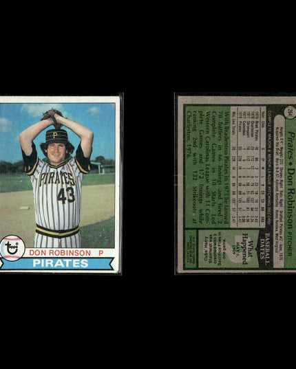 Pittsburgh Pirates 1979 Topps Baseball 35-Card Lot Topps VG
