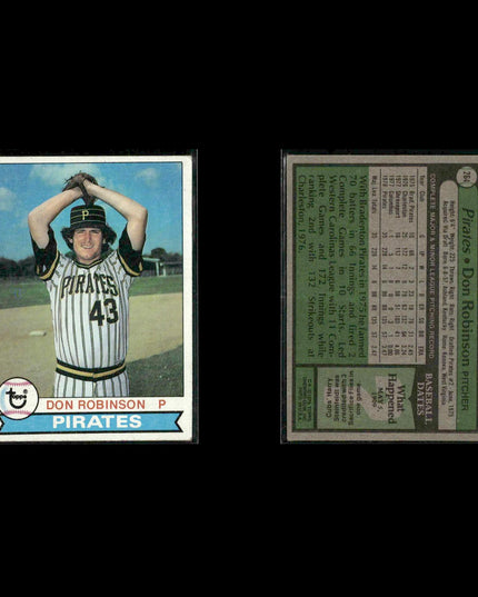 Pittsburgh Pirates 1979 Topps Baseball 35-Card Lot Topps VG