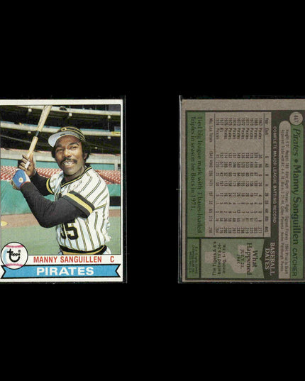 Pittsburgh Pirates 1979 Topps Baseball 35-Card Lot Topps VG
