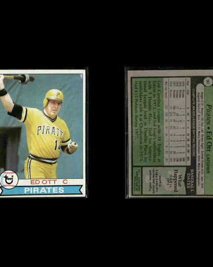Pittsburgh Pirates 1979 Topps Baseball 35-Card Lot Topps VG