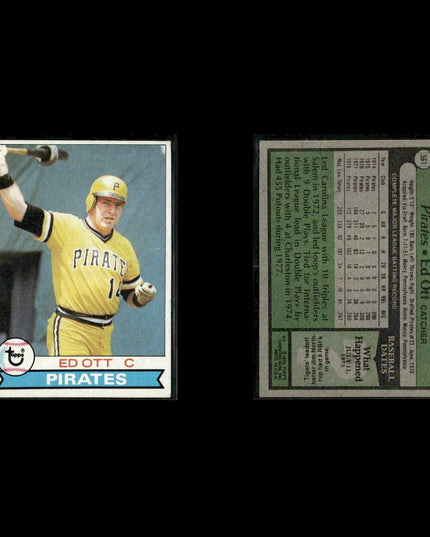 Pittsburgh Pirates 1979 Topps Baseball 35-Card Lot Topps VG