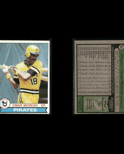 Pittsburgh Pirates 1979 Topps Baseball 35-Card Lot Topps VG