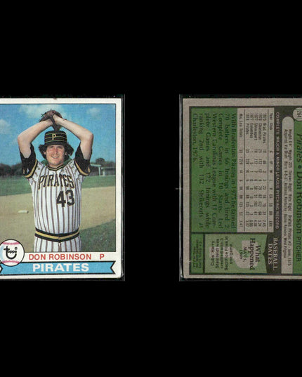Pittsburgh Pirates 1979 Topps Baseball 35-Card Lot Topps VG