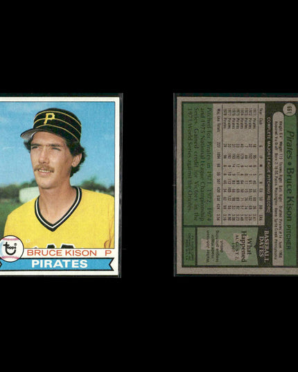 Pittsburgh Pirates 1979 Topps Baseball 35-Card Lot Topps VG
