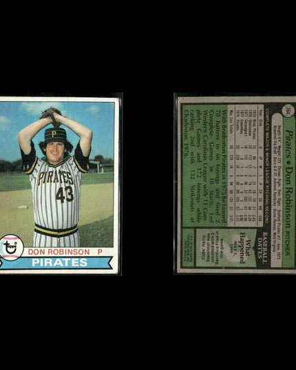 Pittsburgh Pirates 1979 Topps Baseball 35-Card Lot Topps VG