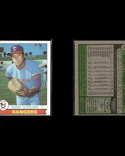 Texas Rangers 1979 Topps Baseball 51-Card Lot Topps VG