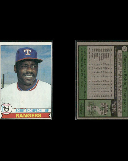 Texas Rangers 1979 Topps Baseball 51-Card Lot Topps VG