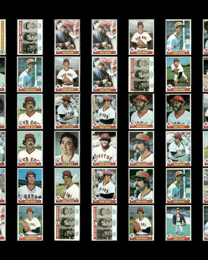 Boston Red Sox 1979 Topps Baseball 42-Card Lot Topps VG