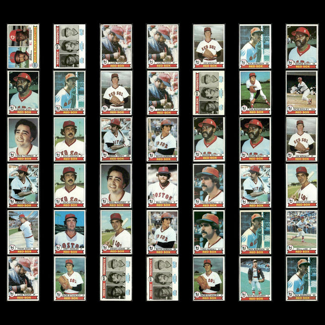 Boston Red Sox 1979 Topps Baseball 42-Card Lot Topps VG