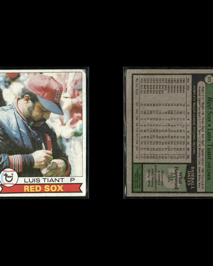 Boston Red Sox 1979 Topps Baseball 42-Card Lot Topps VG