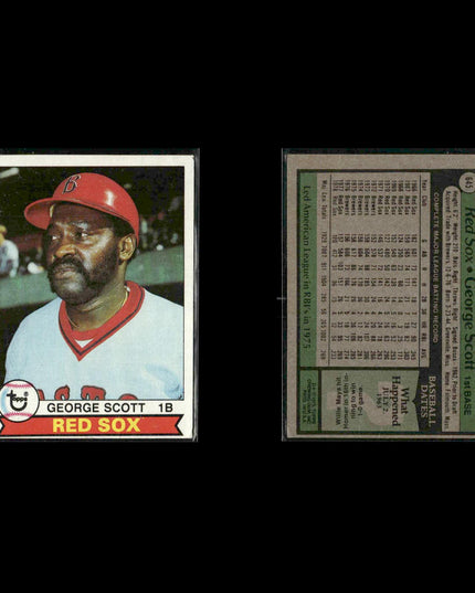 Boston Red Sox 1979 Topps Baseball 42-Card Lot Topps VG