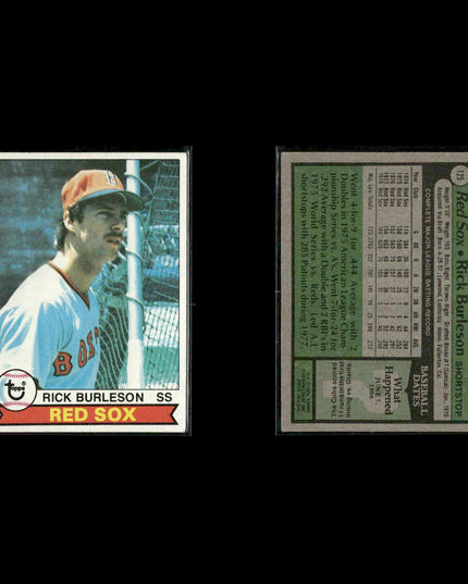 Boston Red Sox 1979 Topps Baseball 42-Card Lot Topps VG