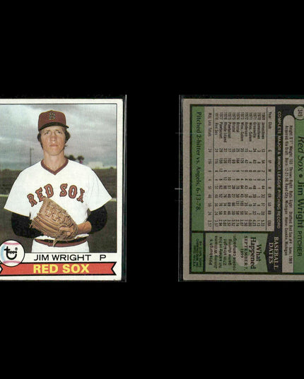 Boston Red Sox 1979 Topps Baseball 42-Card Lot Topps VG