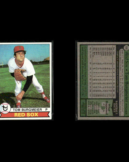 Boston Red Sox 1979 Topps Baseball 42-Card Lot Topps VG
