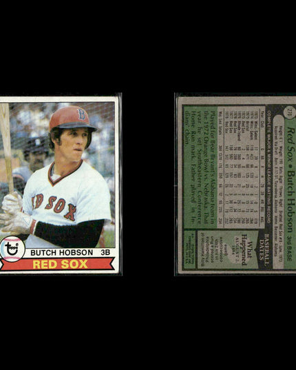 Boston Red Sox 1979 Topps Baseball 42-Card Lot Topps VG