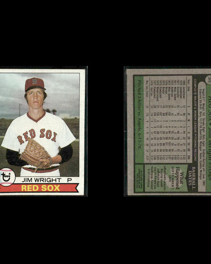 Boston Red Sox 1979 Topps Baseball 42-Card Lot Topps VG
