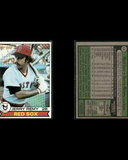 Boston Red Sox 1979 Topps Baseball 42-Card Lot Topps VG
