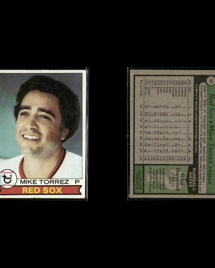 Boston Red Sox 1979 Topps Baseball 42-Card Lot Topps VG