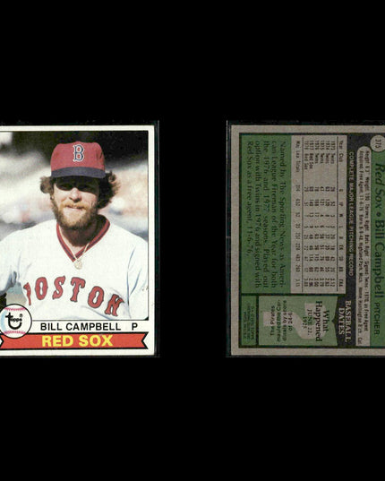 Boston Red Sox 1979 Topps Baseball 42-Card Lot Topps VG