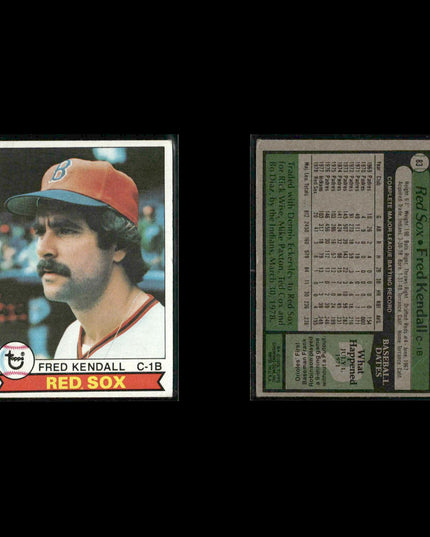Boston Red Sox 1979 Topps Baseball 42-Card Lot Topps VG