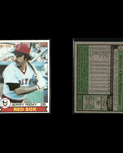 Boston Red Sox 1979 Topps Baseball 42-Card Lot Topps VG