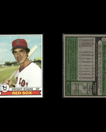 Boston Red Sox 1979 Topps Baseball 42-Card Lot Topps VG