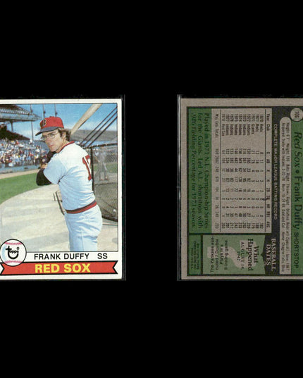 Boston Red Sox 1979 Topps Baseball 42-Card Lot Topps VG