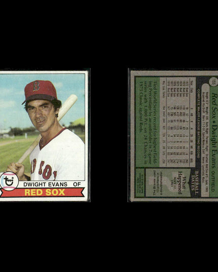 Boston Red Sox 1979 Topps Baseball 42-Card Lot Topps VG