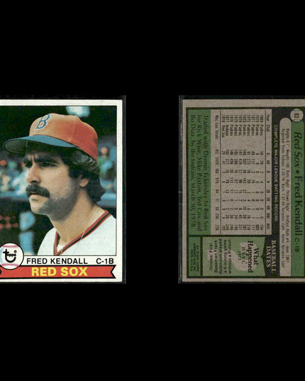 Boston Red Sox 1979 Topps Baseball 42-Card Lot Topps VG