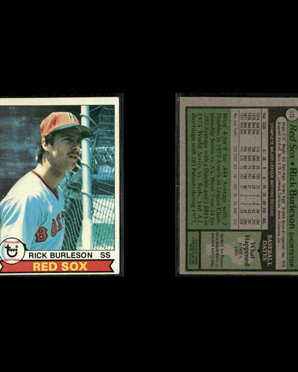 Boston Red Sox 1979 Topps Baseball 42-Card Lot Topps VG