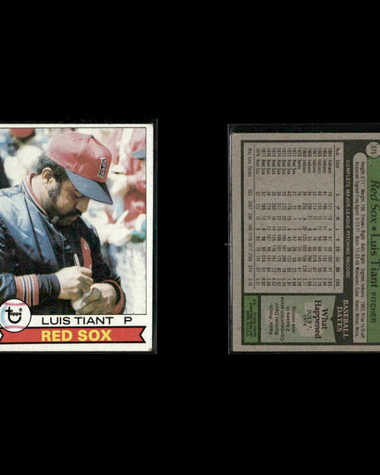 Boston Red Sox 1979 Topps Baseball 42-Card Lot Topps VG