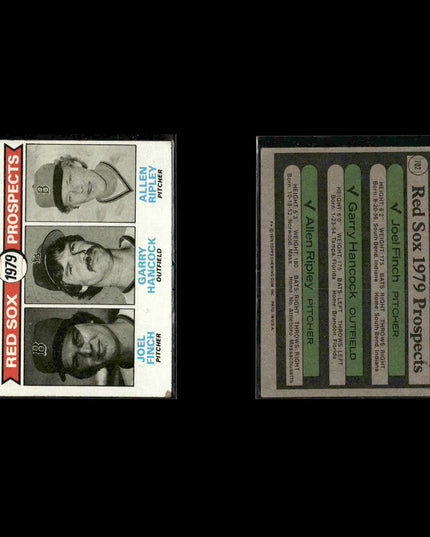 Boston Red Sox 1979 Topps Baseball 42-Card Lot Topps VG