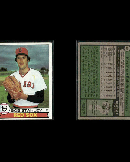 Boston Red Sox 1979 Topps Baseball 42-Card Lot Topps VG