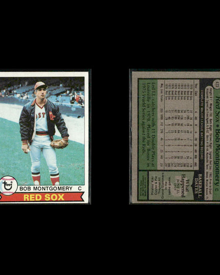 Boston Red Sox 1979 Topps Baseball 42-Card Lot Topps VG