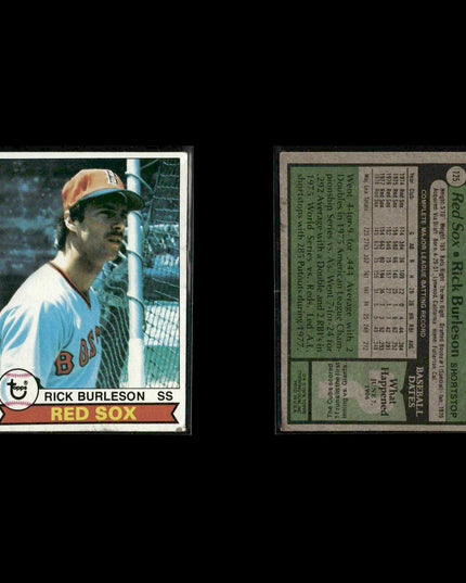 Boston Red Sox 1979 Topps Baseball 42-Card Lot Topps VG