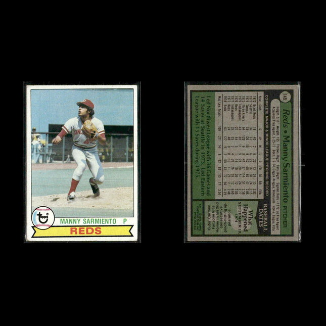 Cincinnati Reds 1979 Topps Baseball 36-Card Lot Topps VG