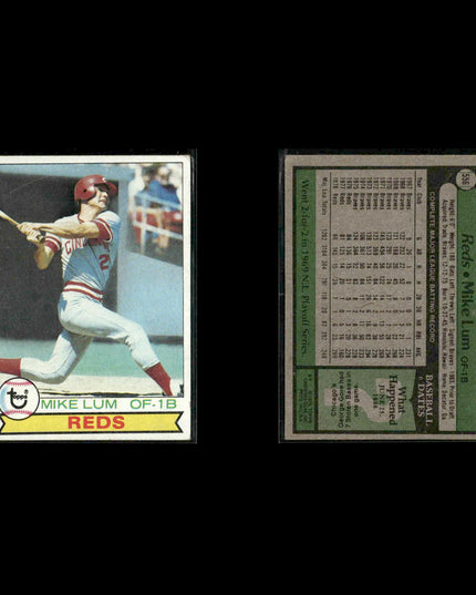 Cincinnati Reds 1979 Topps Baseball 36-Card Lot Topps VG