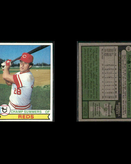 Cincinnati Reds 1979 Topps Baseball 36-Card Lot Topps VG