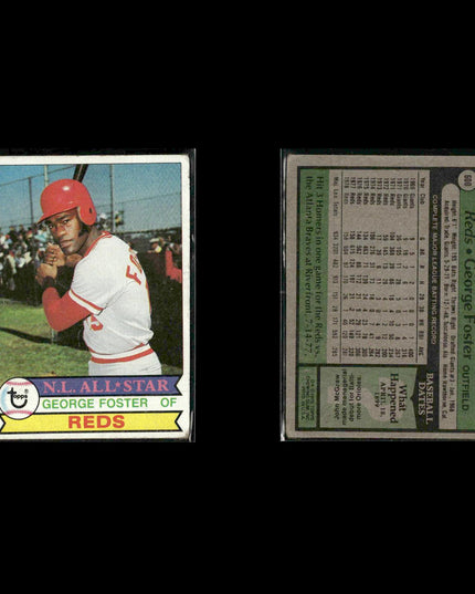 Cincinnati Reds 1979 Topps Baseball 36-Card Lot Topps VG